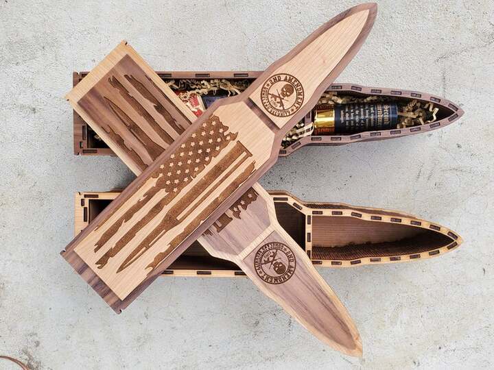 BowLift | 2nd Amendment wooden box