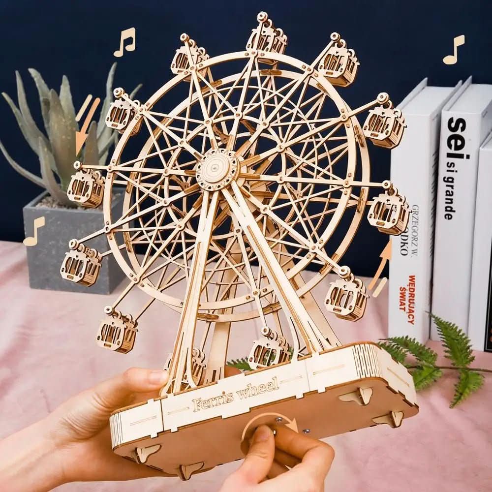 BowLift | 3D wooden model Ferris wheel to build yourself