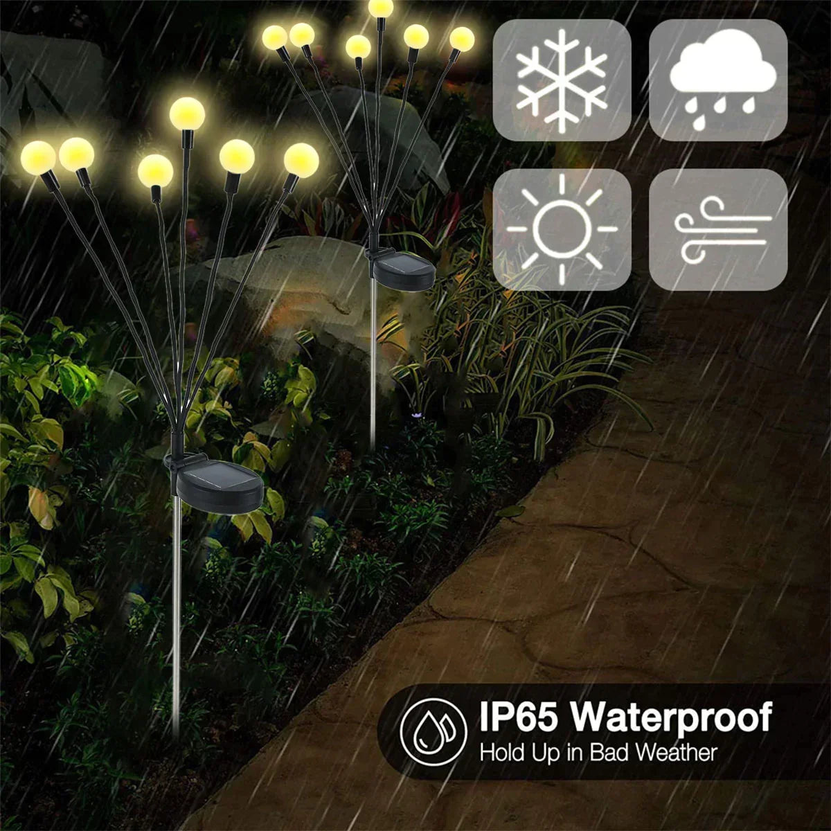 BowLift | Solar-powered Firefly Garden Light
