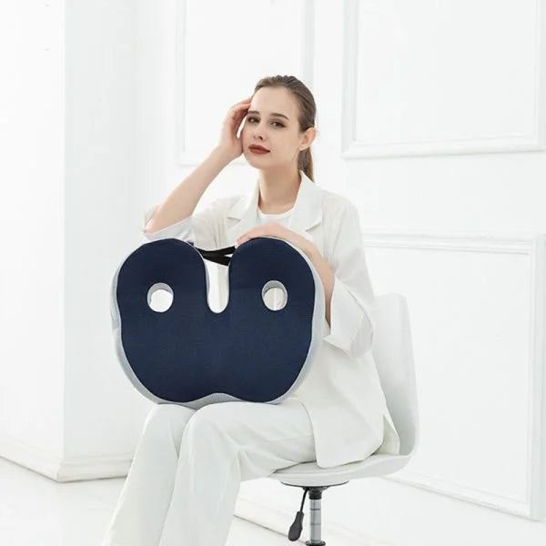 BowLift | Adjustable Memory Foam Sit Bone Relief Seat Cushion