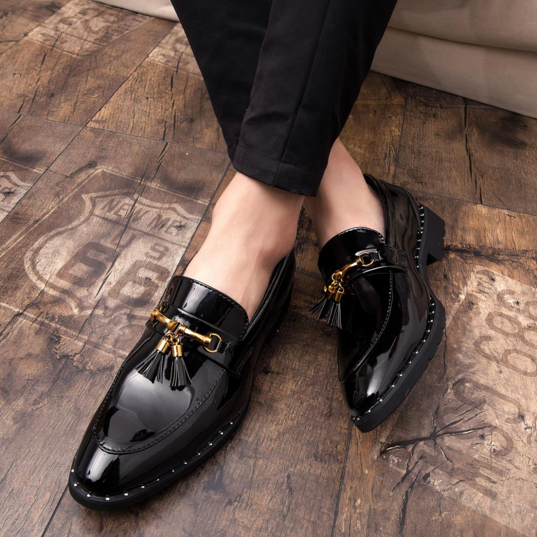 Tassel Loafers with Classic Metal Bit