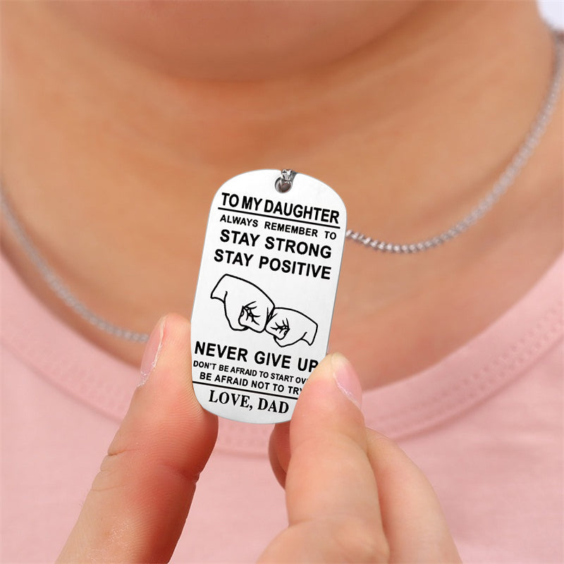 BowLift | English Alphabet Stainless Steel Necklace