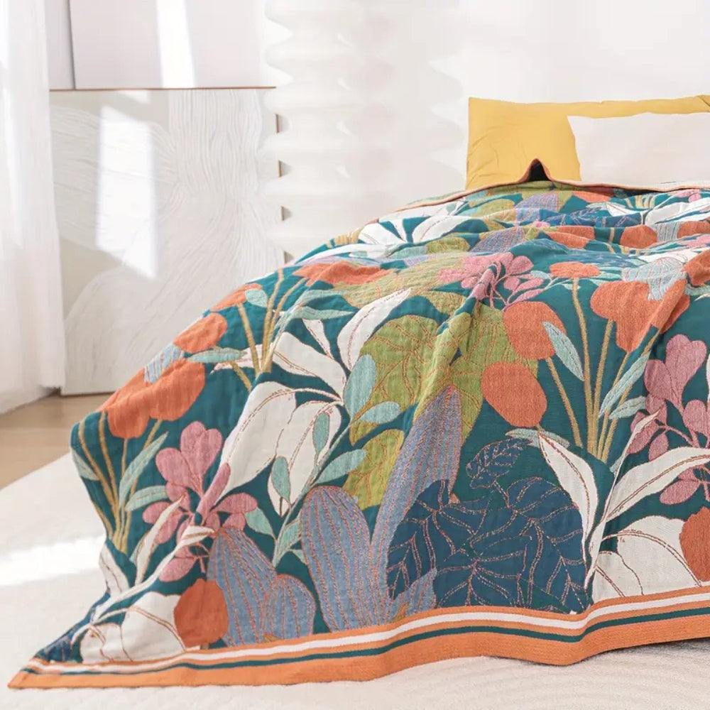 BowLift | Garden-Inspired Cotton Gauze Blanket