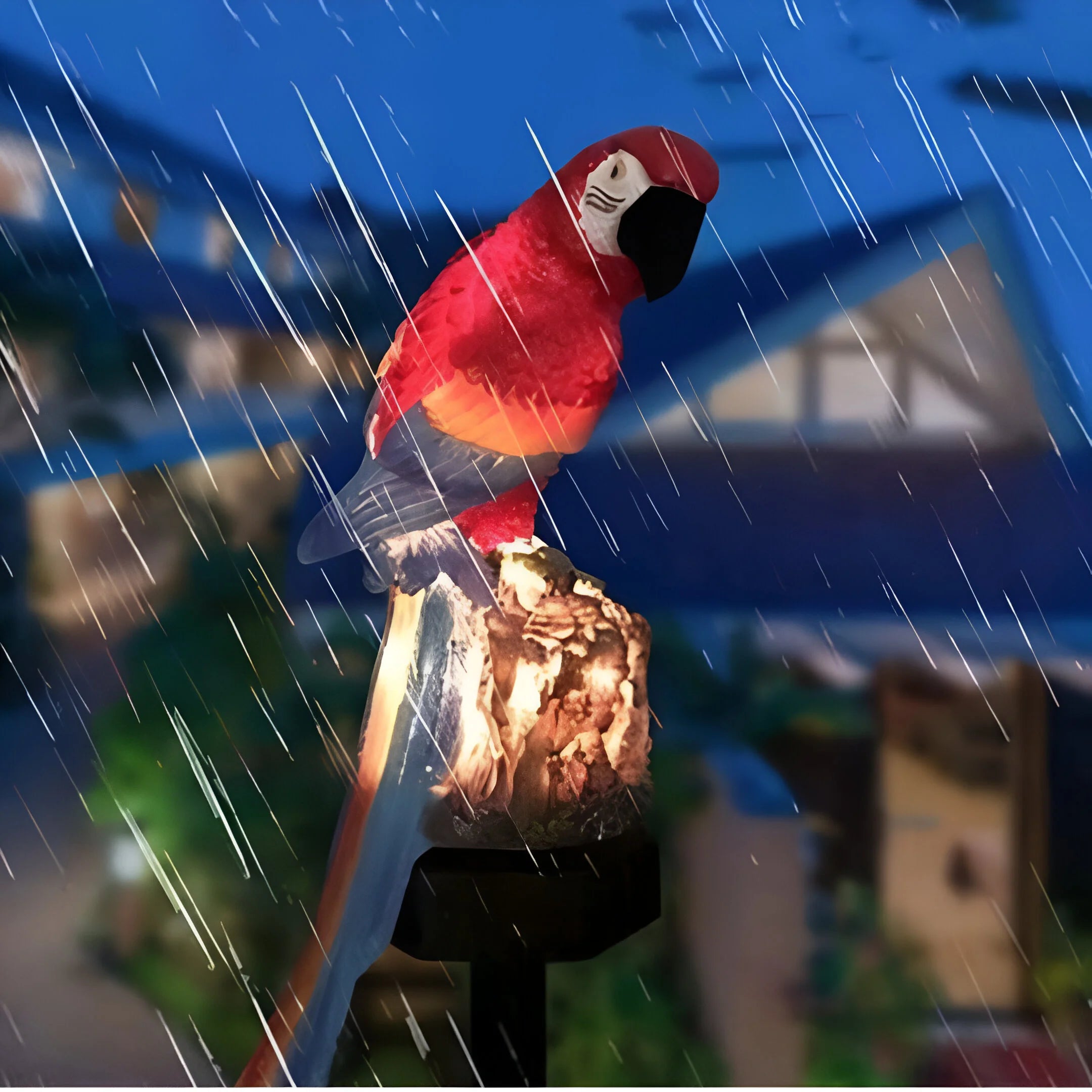 LumiNest – Sunlit Garden Bird Light