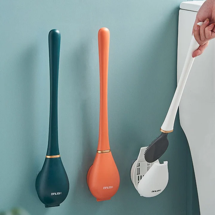 BowLift | Flexible silicone toilet brush