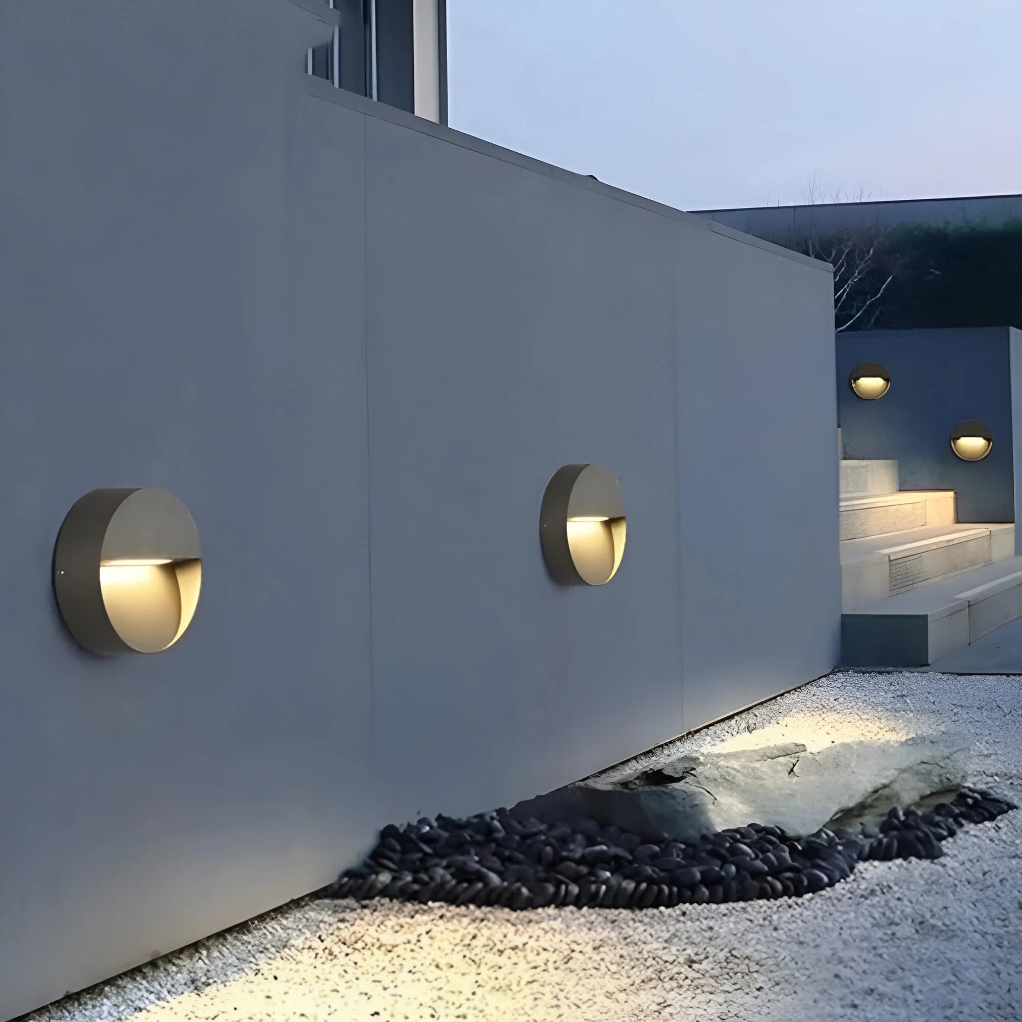 StepLume – Round LED Stair Wall Light