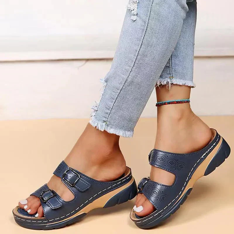 BowLift | Women's Orthopedic Sandals made of Leather