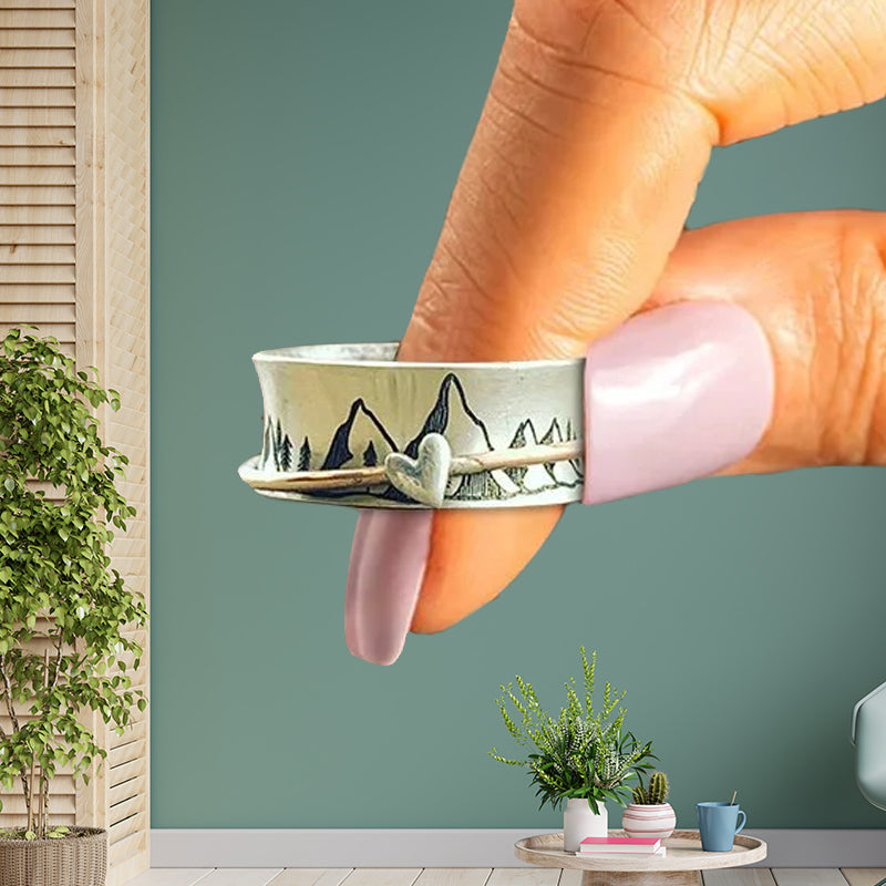 BowLift | Climbing Further Silver Ring