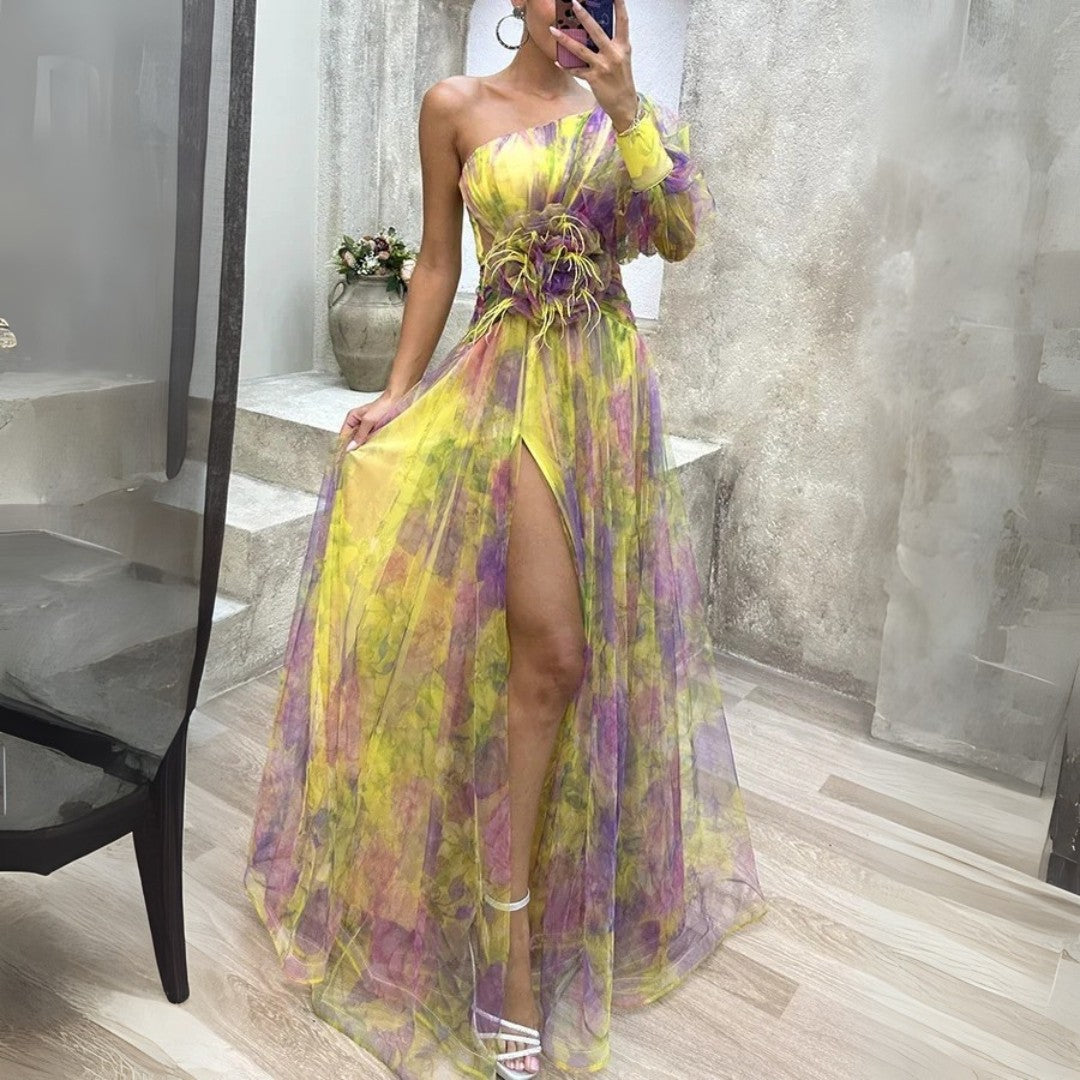 Elegant Summer Maxi Dress with Flowing Silhouette