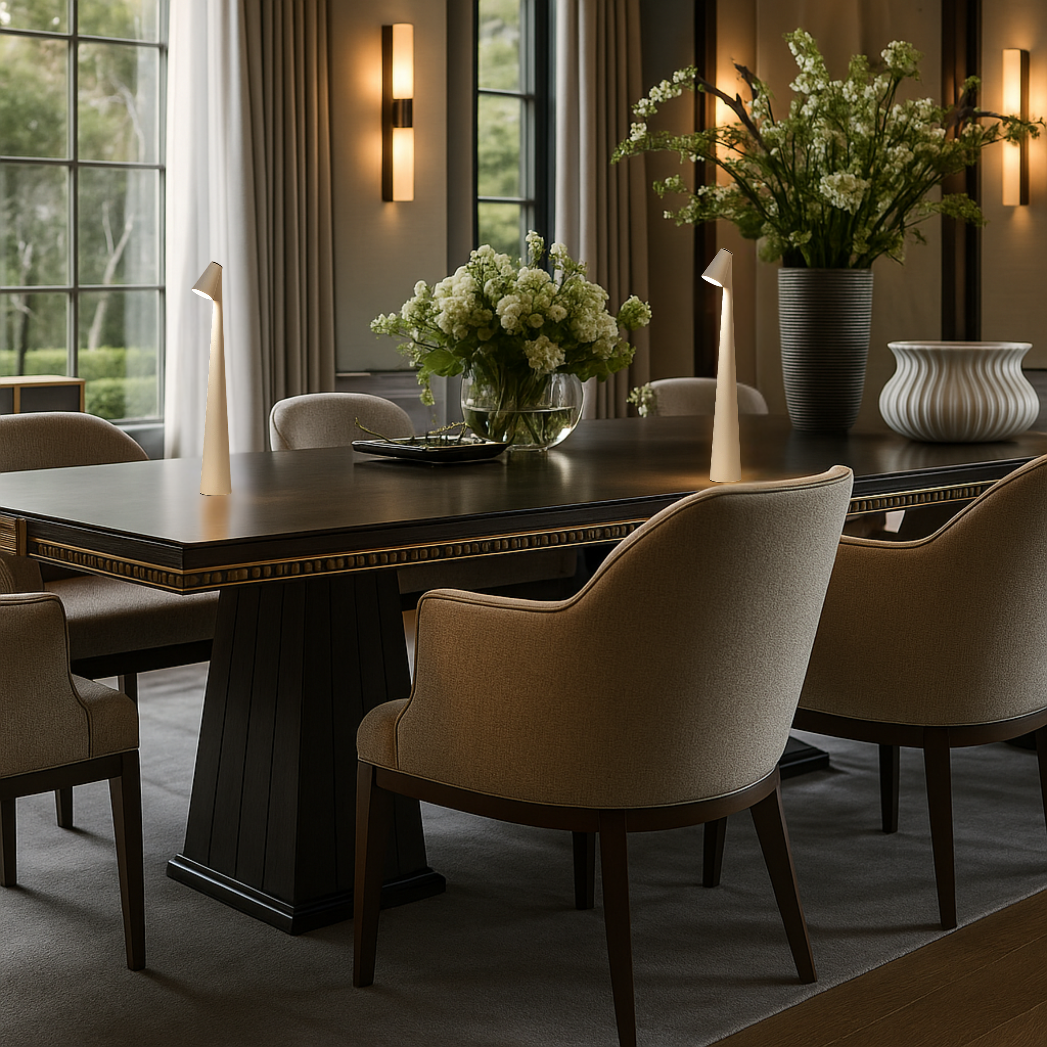 BowLift | EVOLUCE – Rechargeable Table Lamp with Modern Design & Long Battery Life