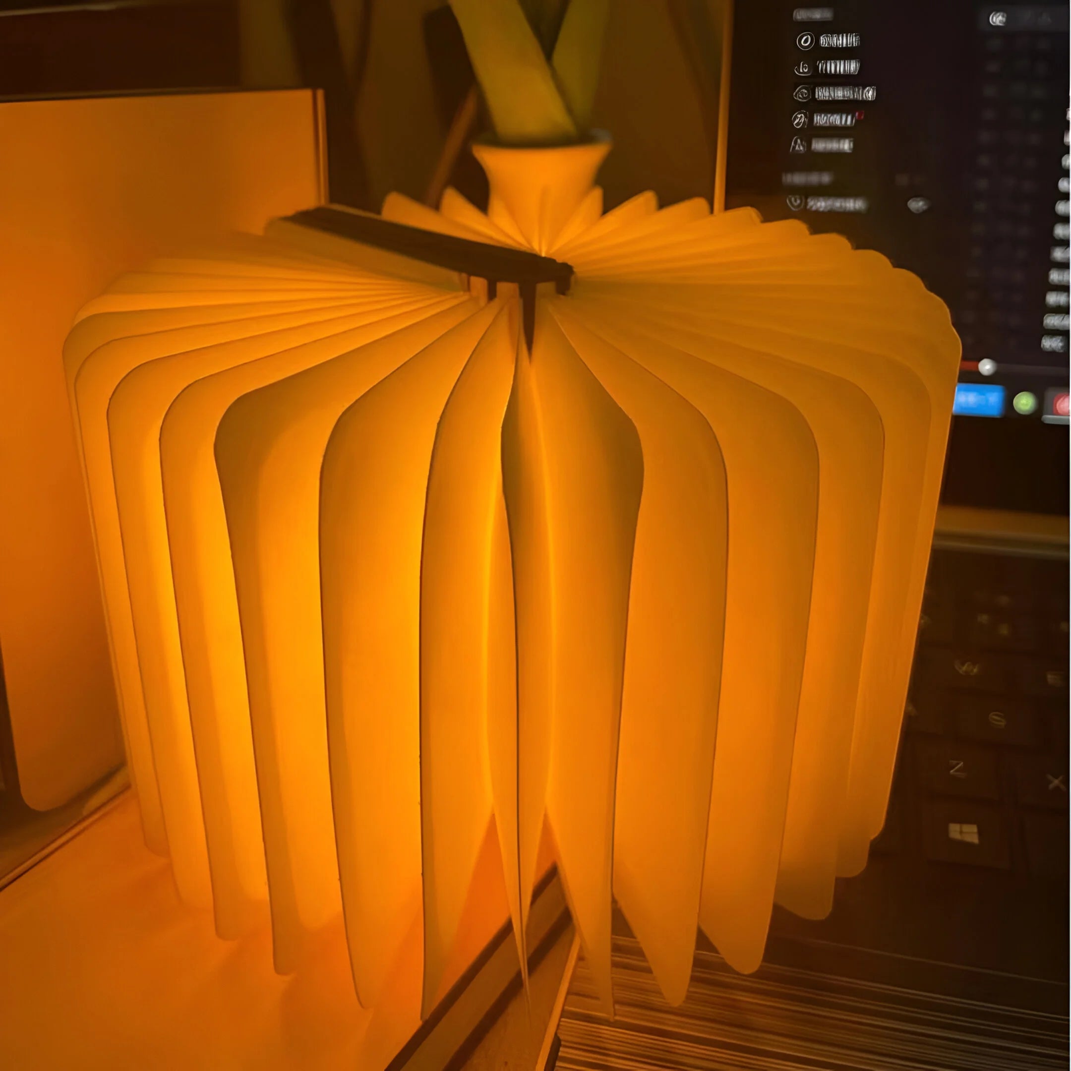 LumiVerse – Book-Inspired Table Lamp