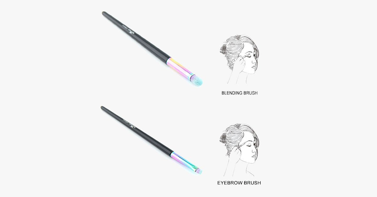 BowLift | Black Mermaid Rainbow Feather Set