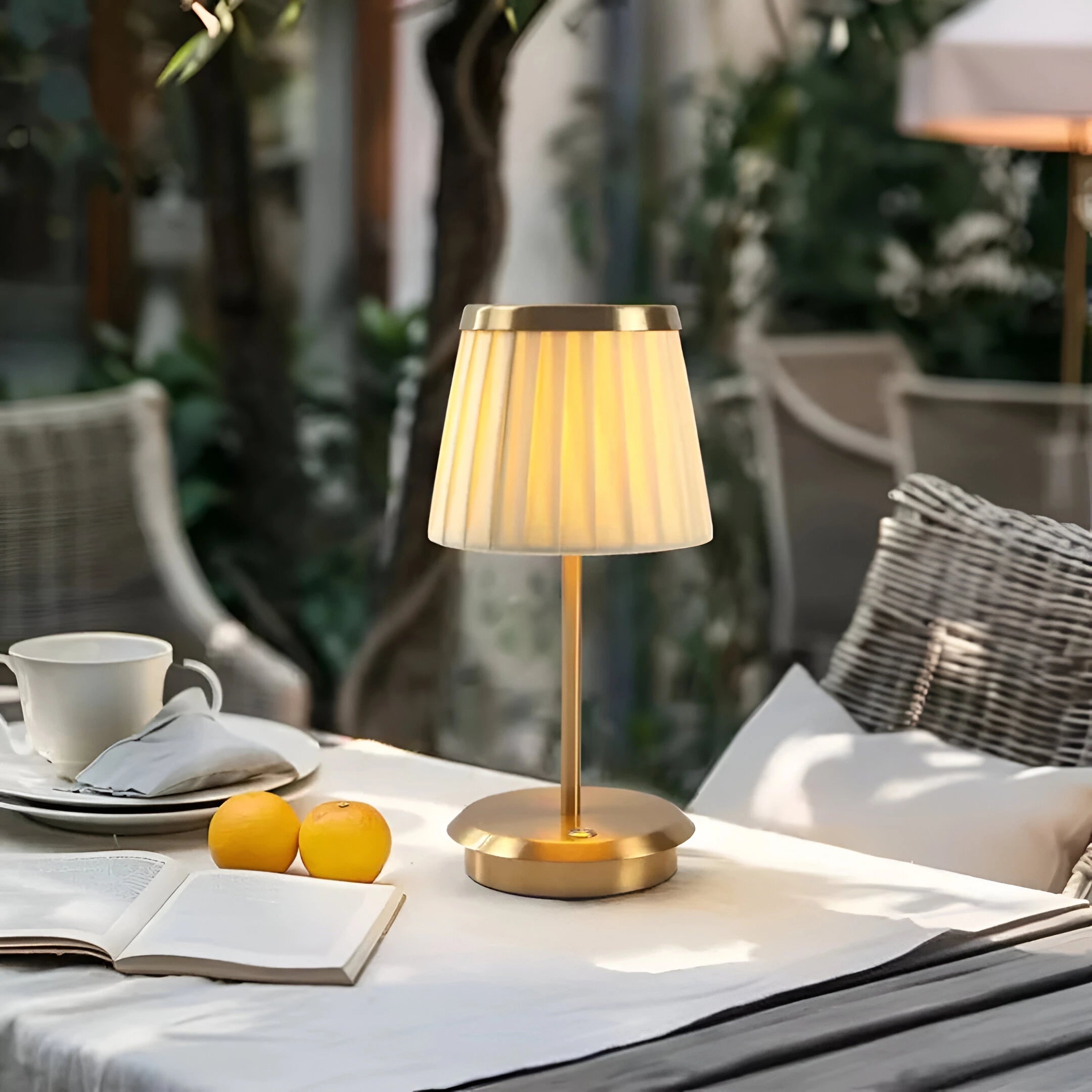 LunaGlow – Cordless Fabric Table Lamp