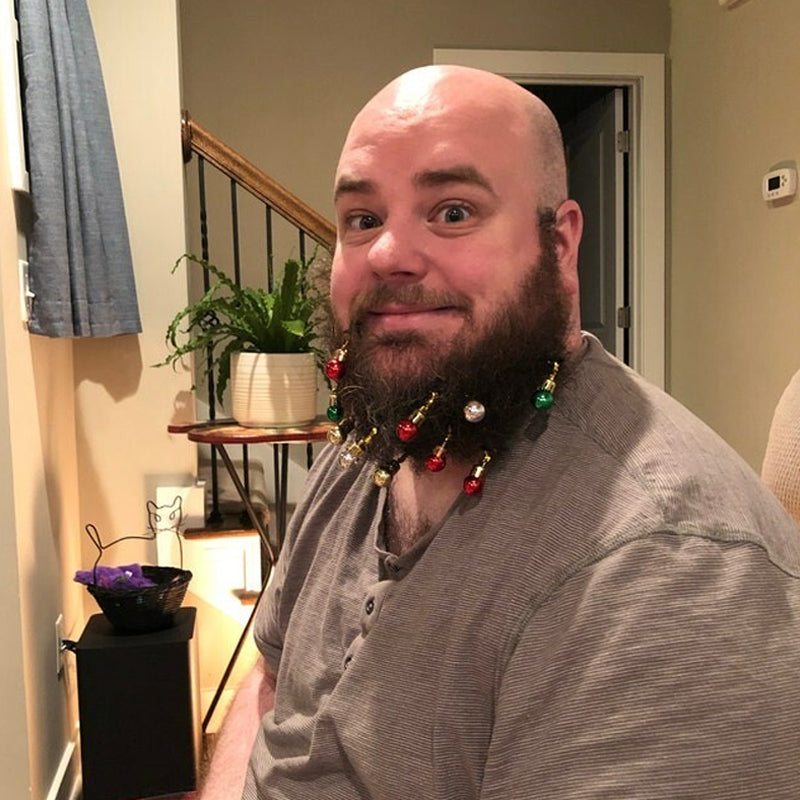 BowLift | Glowing Beard Christmas Decoration Bells