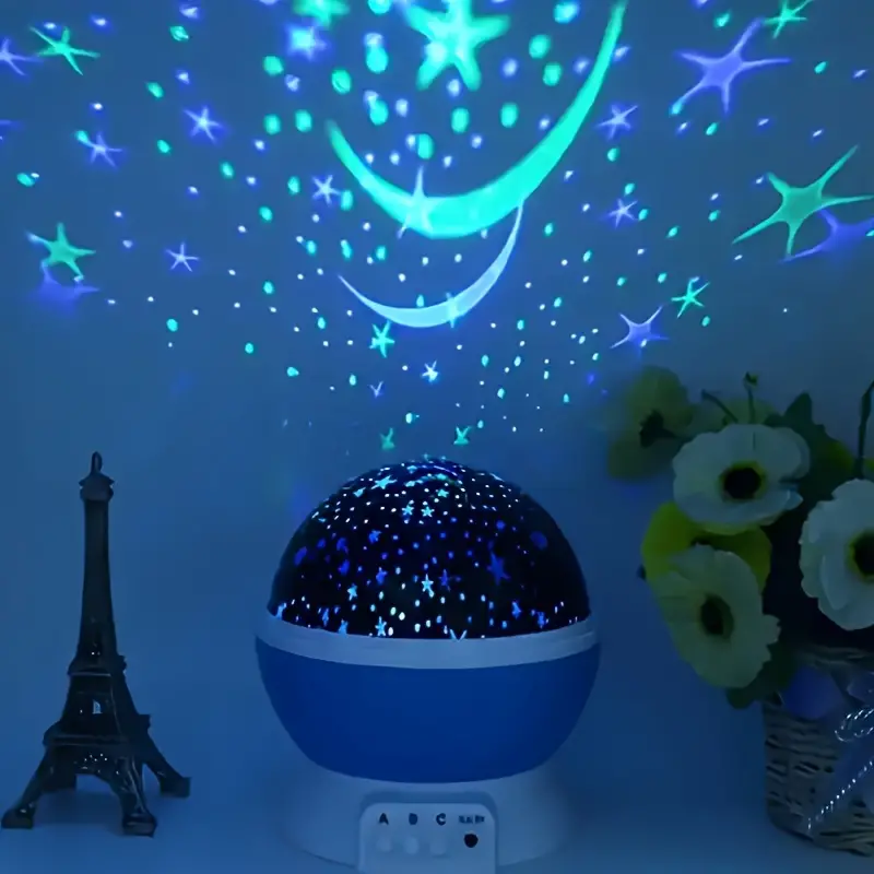 BowLift | Starry Sky Night Light for Kids – Magical LED Projector with Color Change