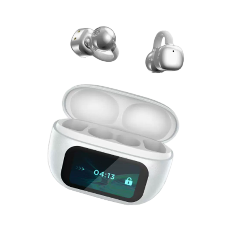 BowLift | Clip-On Ear LCD Full Color Touchscreen Audio Wireless Headphones