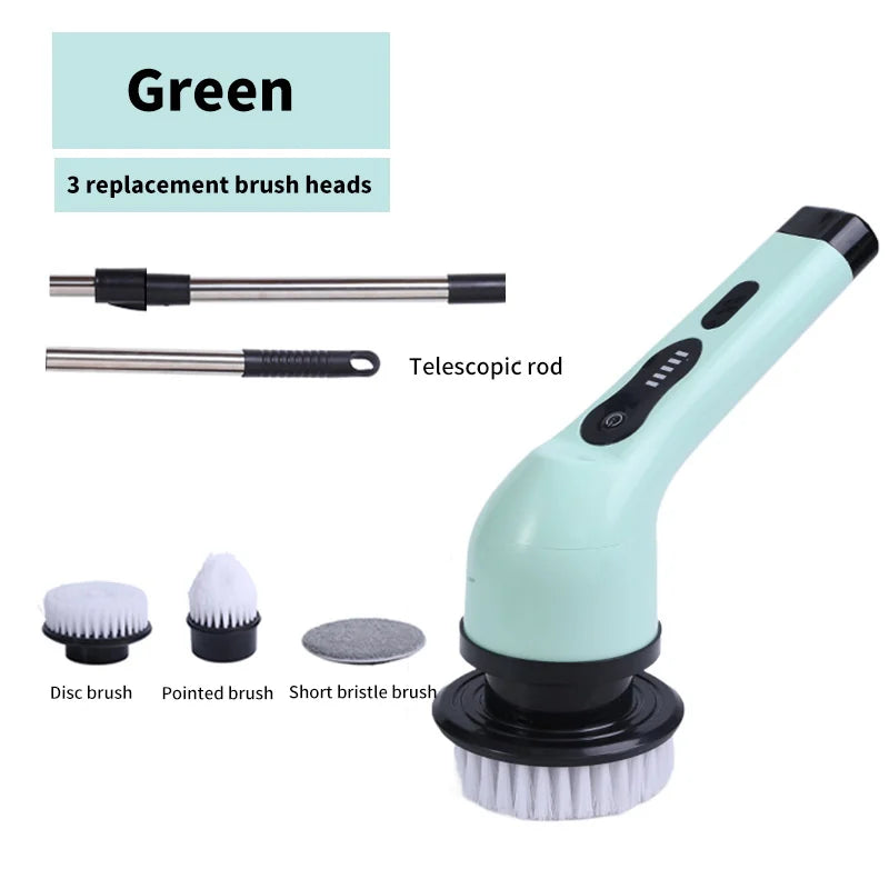 BowLift | 9-in-1 Electric Spin Cleaning Brush with LED Display – 1+1 FREE