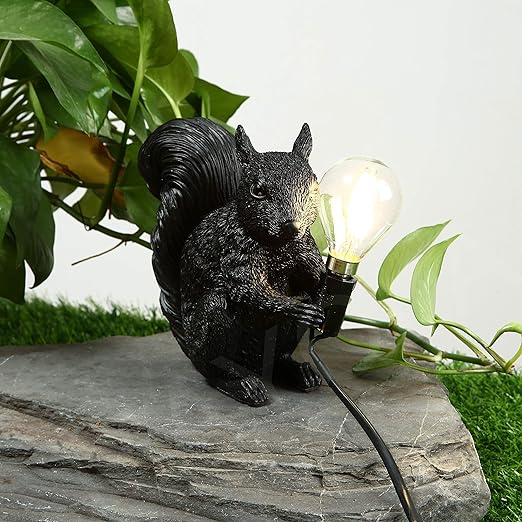 BowLift | ForestGlow - Sophisticated Squirrel Lamp