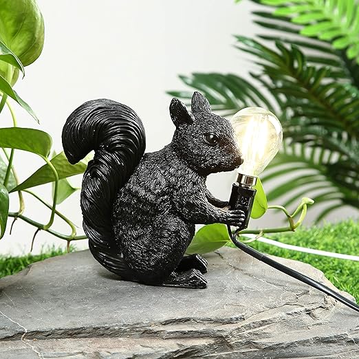 BowLift | ForestGlow - Sophisticated Squirrel Lamp