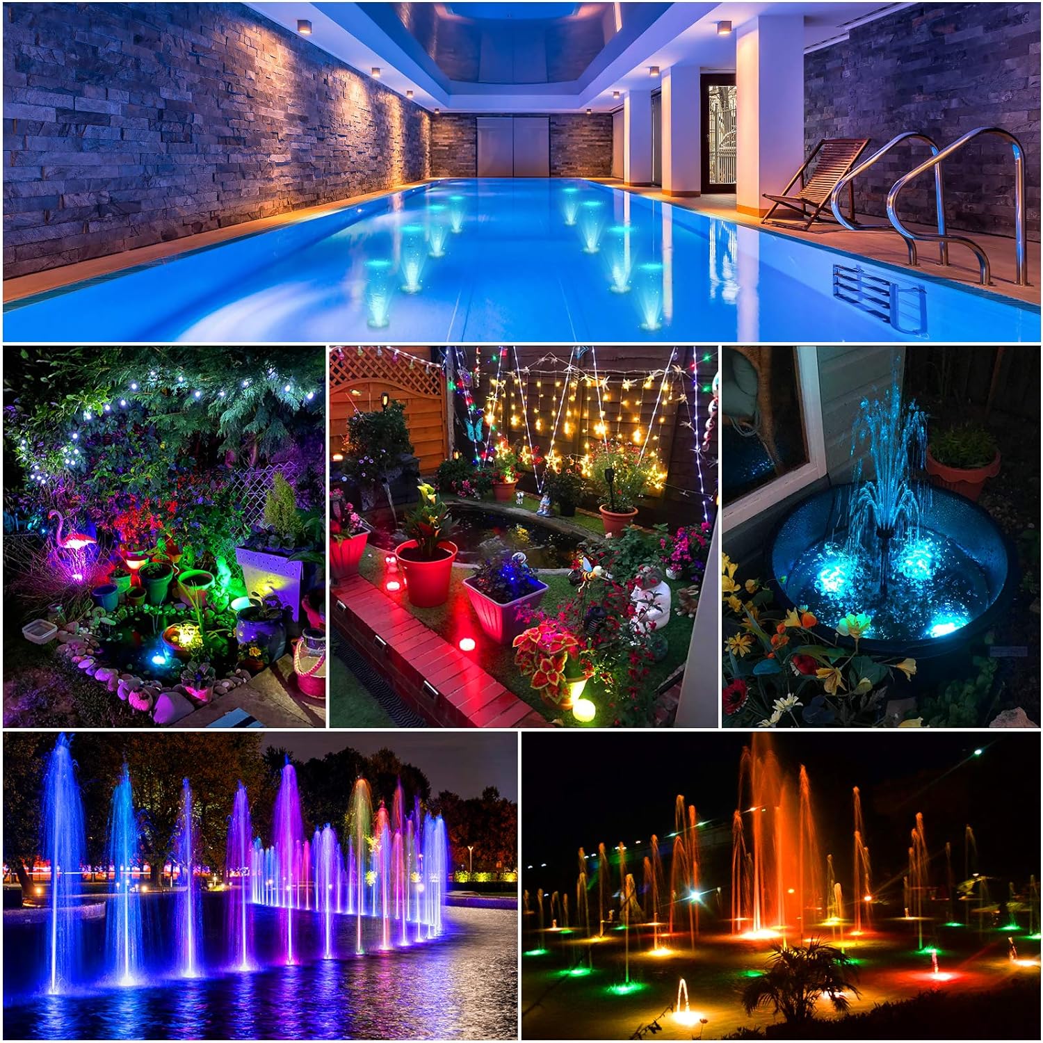 BowLift | Underwater pool lighting with 10 LEDs