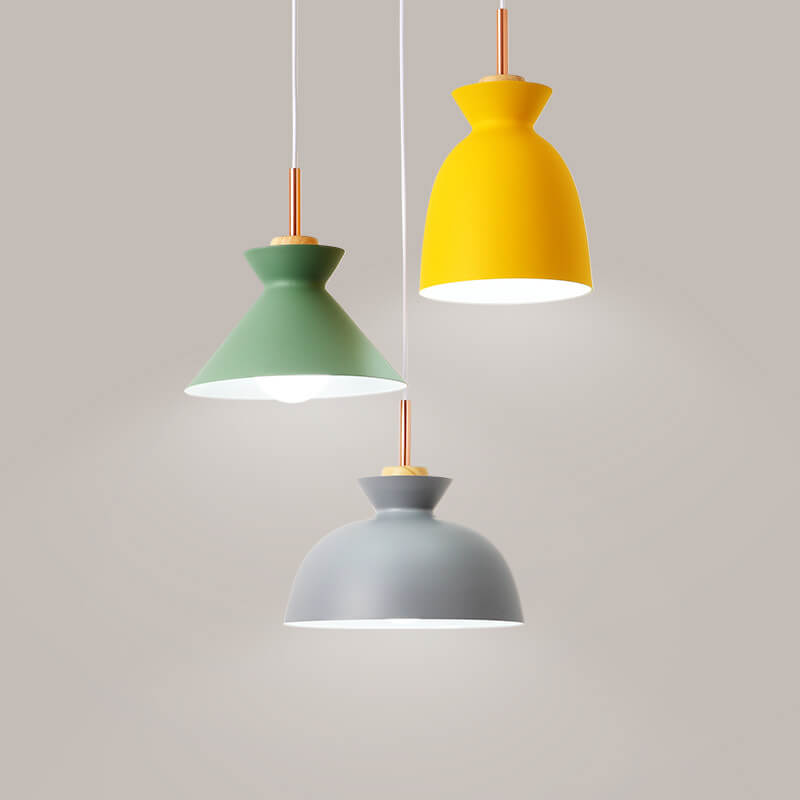 BowLift | AuroraLite Nordic Pendant Light | Metal Design | 1-Light | Modern Color Options