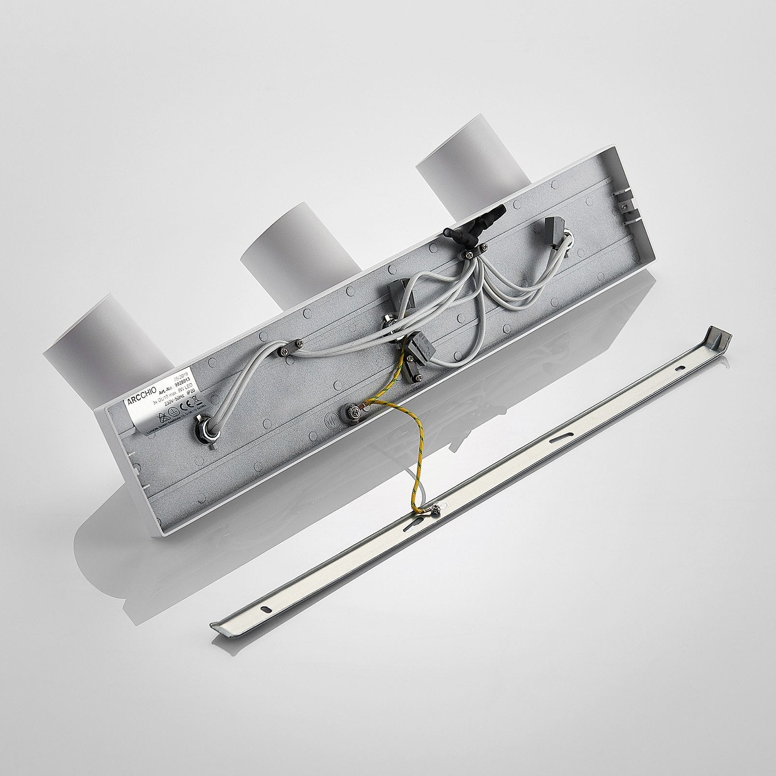 BowLift | Ceiling Light White Aluminum Adjustable Spotlight