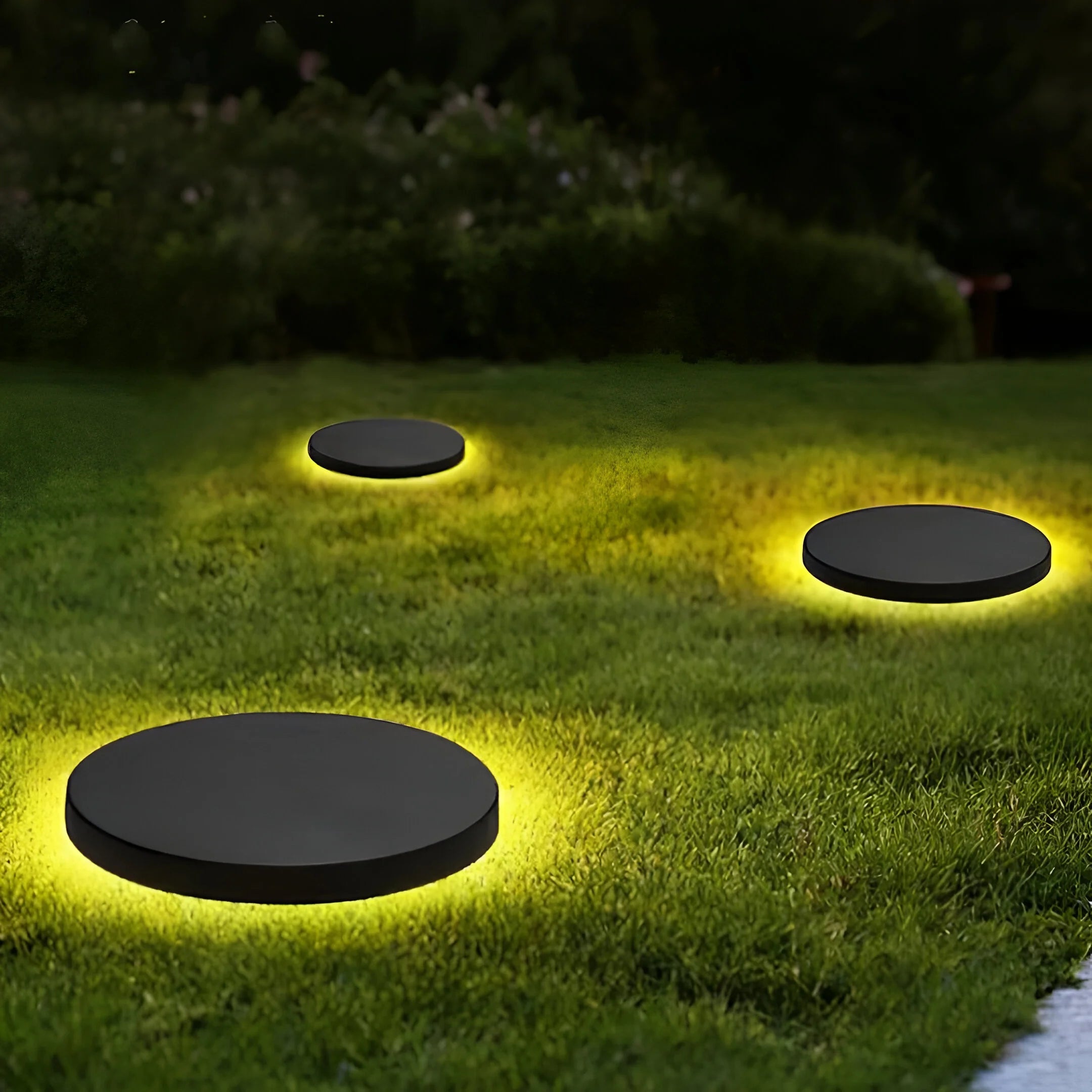 LumeDisc – Solar Round LED Garden Light