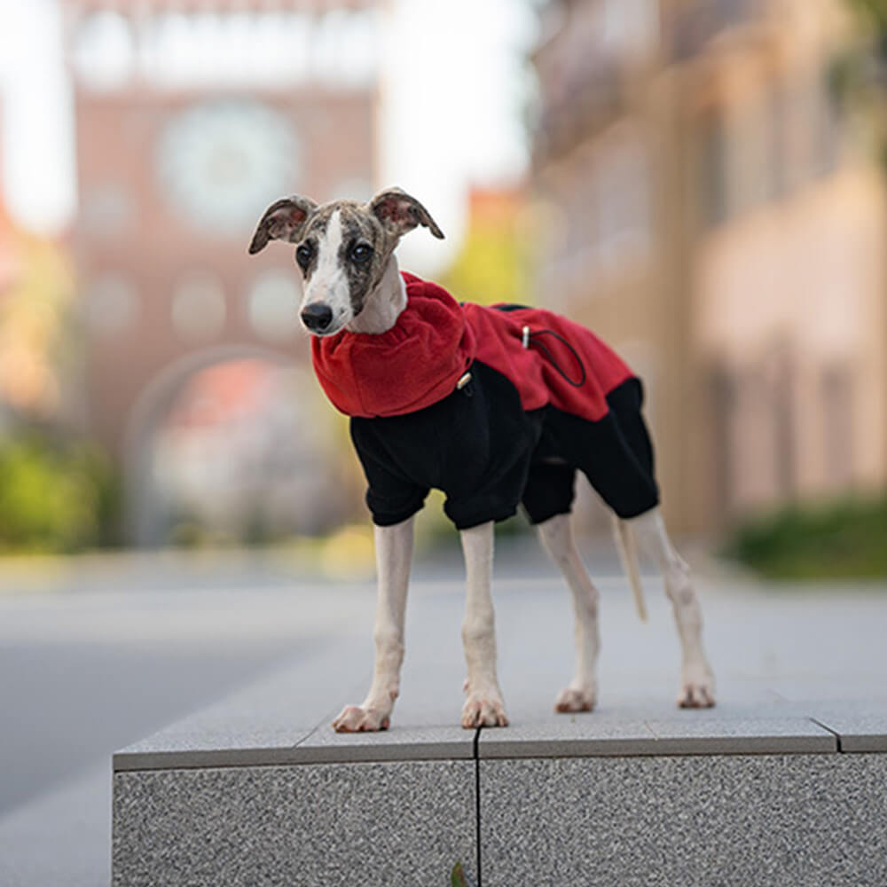BowLift | Full Protection Polar Fleece Dog Overall with Removable Collar