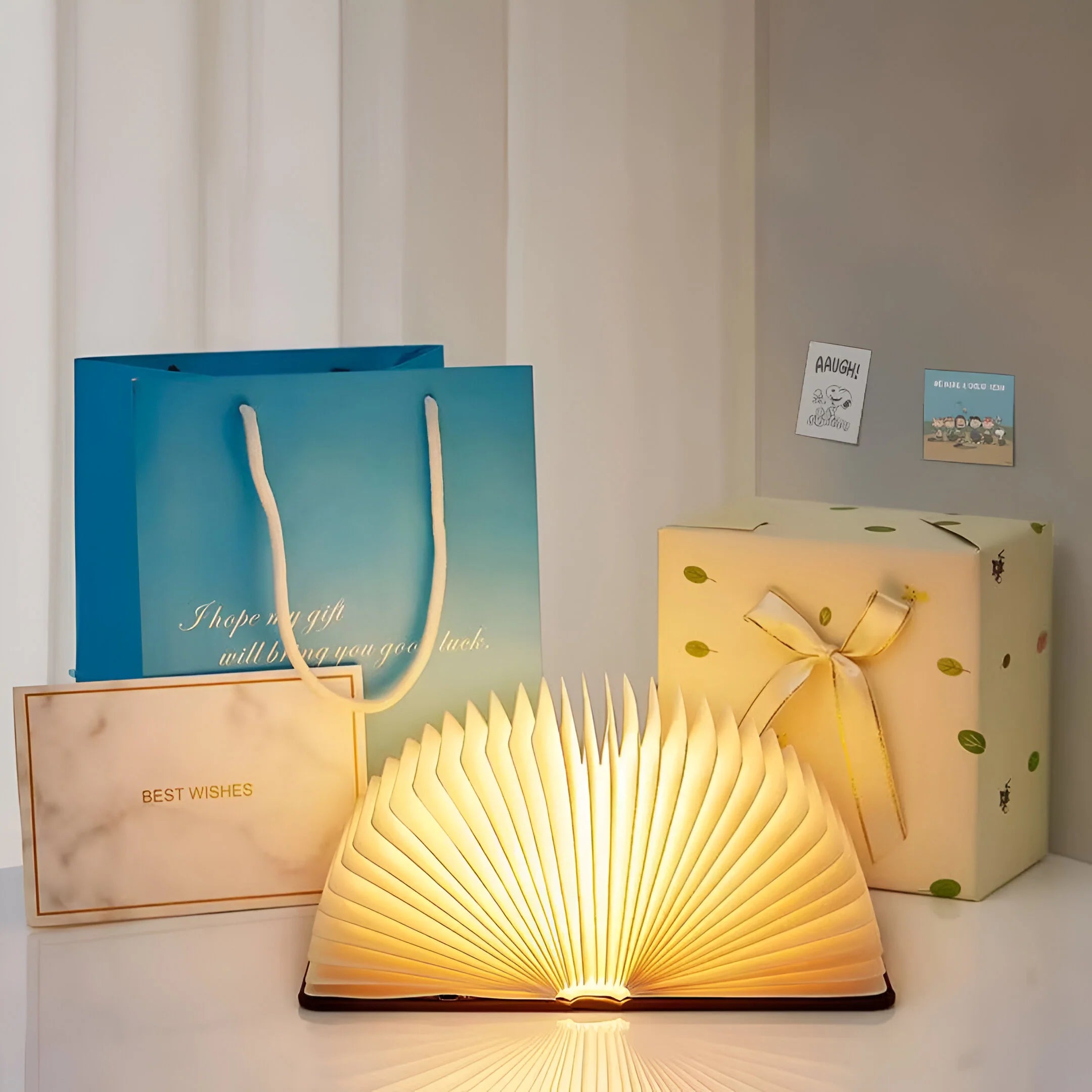 LumiVerse – Book-Inspired Table Lamp