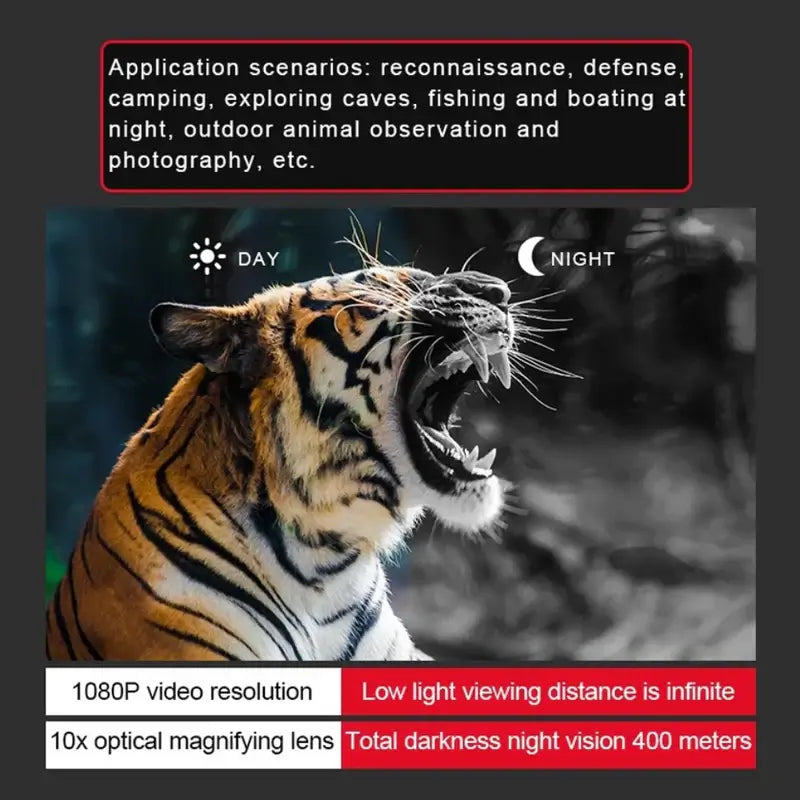 3D Night Vision IR Binoculars