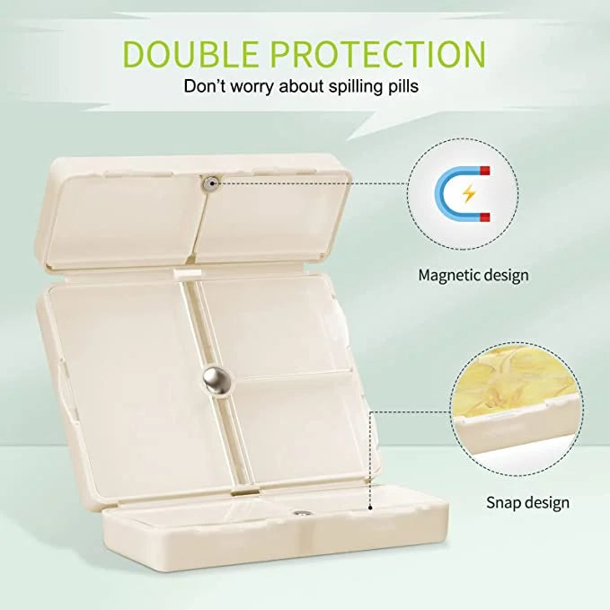 BowLift | 7 Compartments Portable Medication Organizer