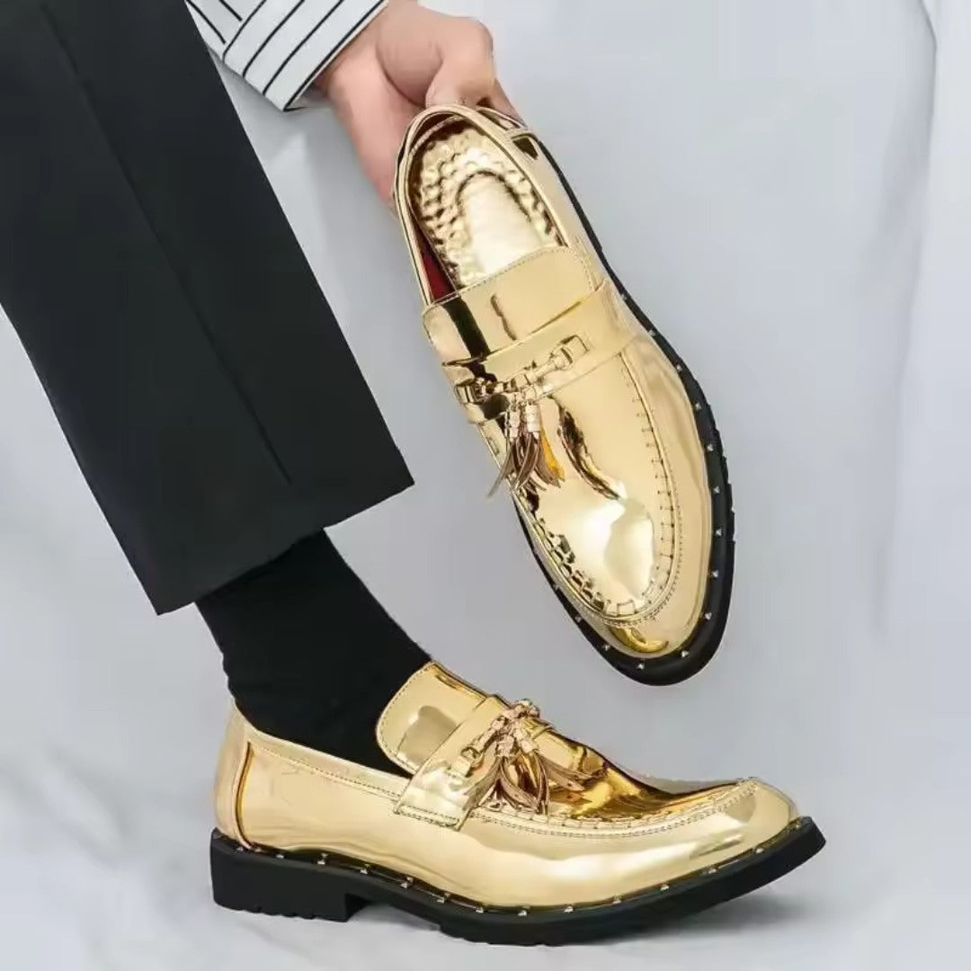 Tassel Loafers with Classic Metal Bit