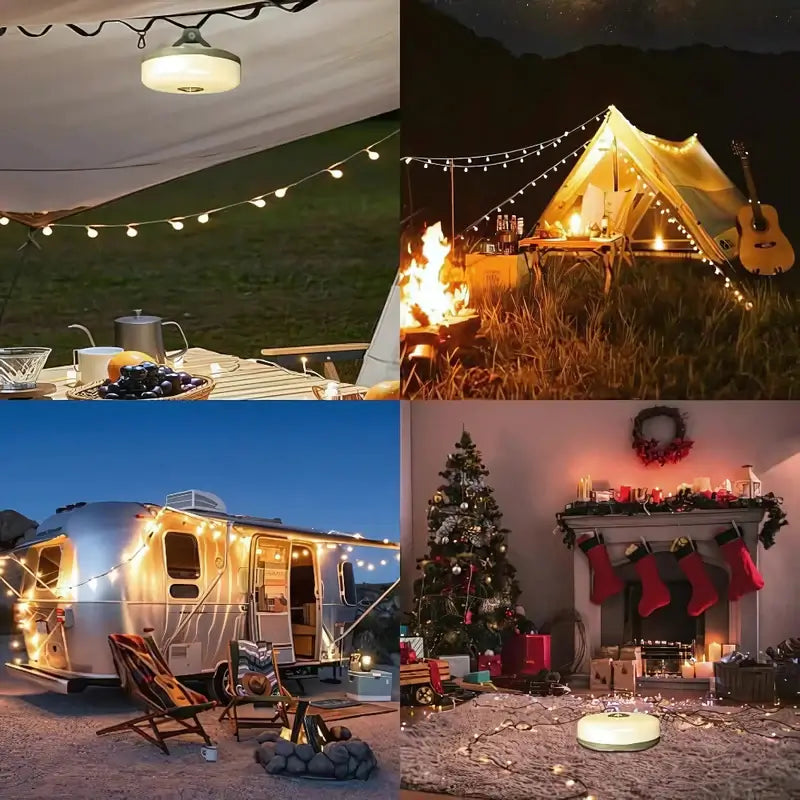 4-in-1 Retractable Camp Light