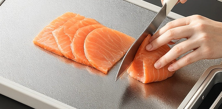 BowLift | Pure Titanium Double-Sided Cutting Board - Antibacterial, Mold-Proof, Food-Grade Kitchen Essential