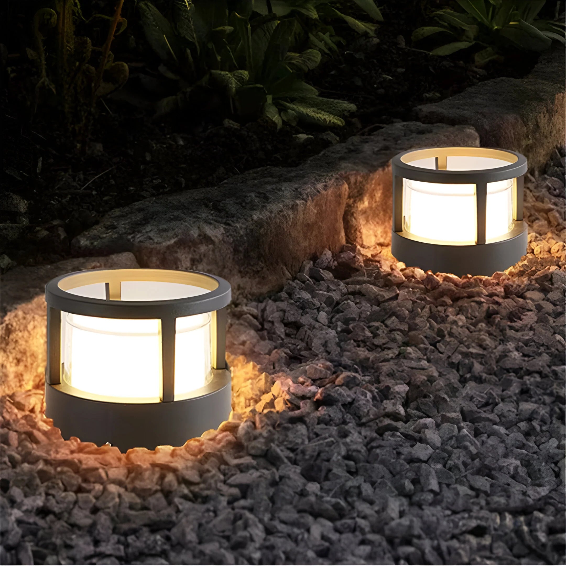 LumePost – Cylindrical Garden Floor Lamp