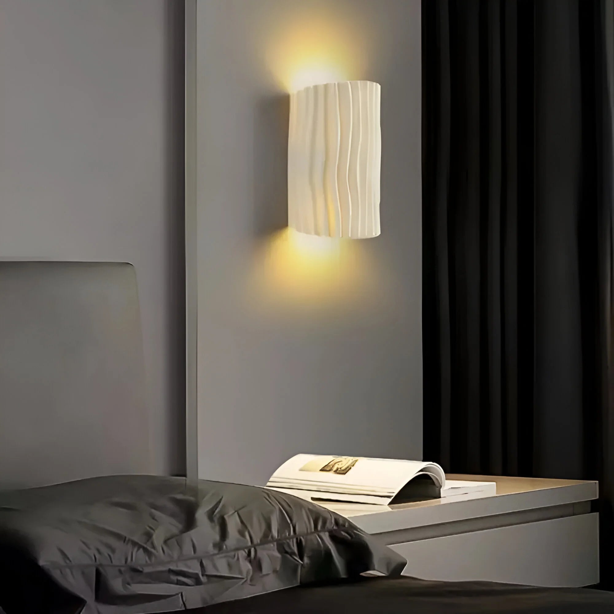NordLuma – Resin Glow LED Wall Light