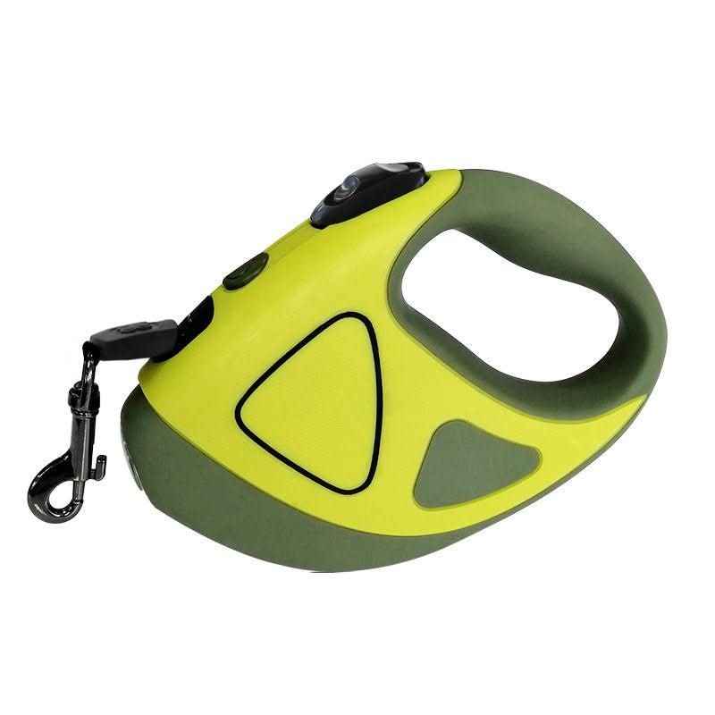 BowLift | BRIGHTLEASH – LED dog leash with reflectors & retraction mechanism for safe walks