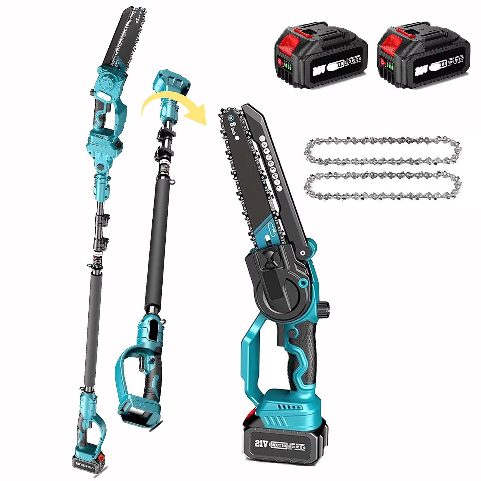 BowLift | 2-in-1 Cordless Chainsaw &amp; Pole Saw