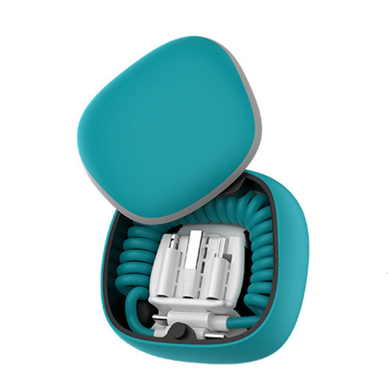 BowLift | All-in-one spring cable power bank Type-c Android lightning storage box Emergency mini power bank