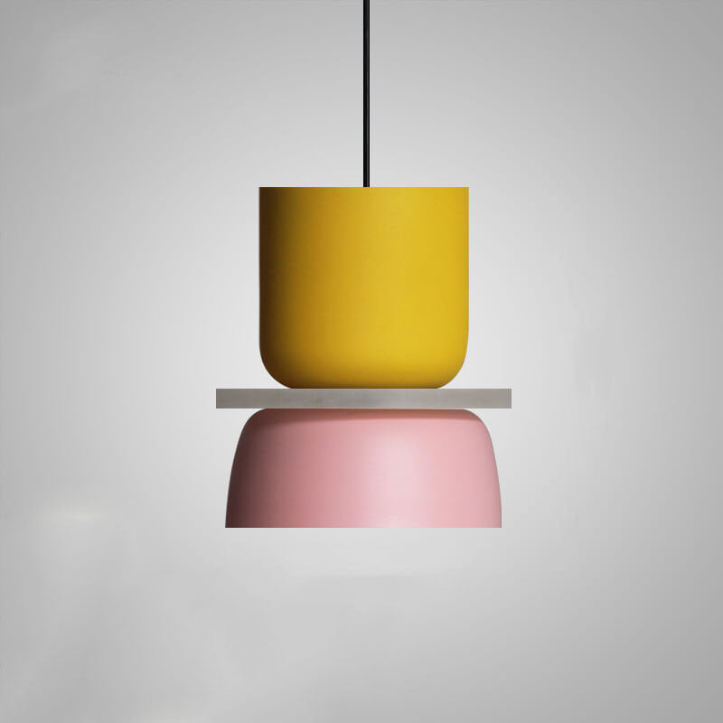 BowLift | Nordic Colorful Macaron 1-Light LED Pendant Light