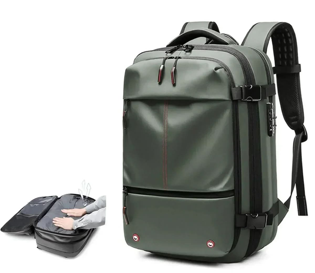 BowLift | Compressible travel backpack with laptop compartment
