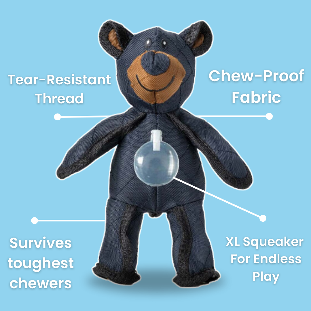 BowLift | Indestructible Dog Toy Bear – Strong Chew Toy for Heavy Chewers