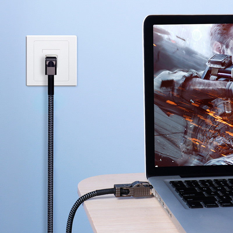 BowLift | Household Optical Fiber Broadband Elbow 10 Gigabit Network Cable