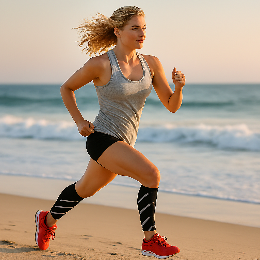 BowLift | Compression Calf Support Sports Socks for Running and Basketball