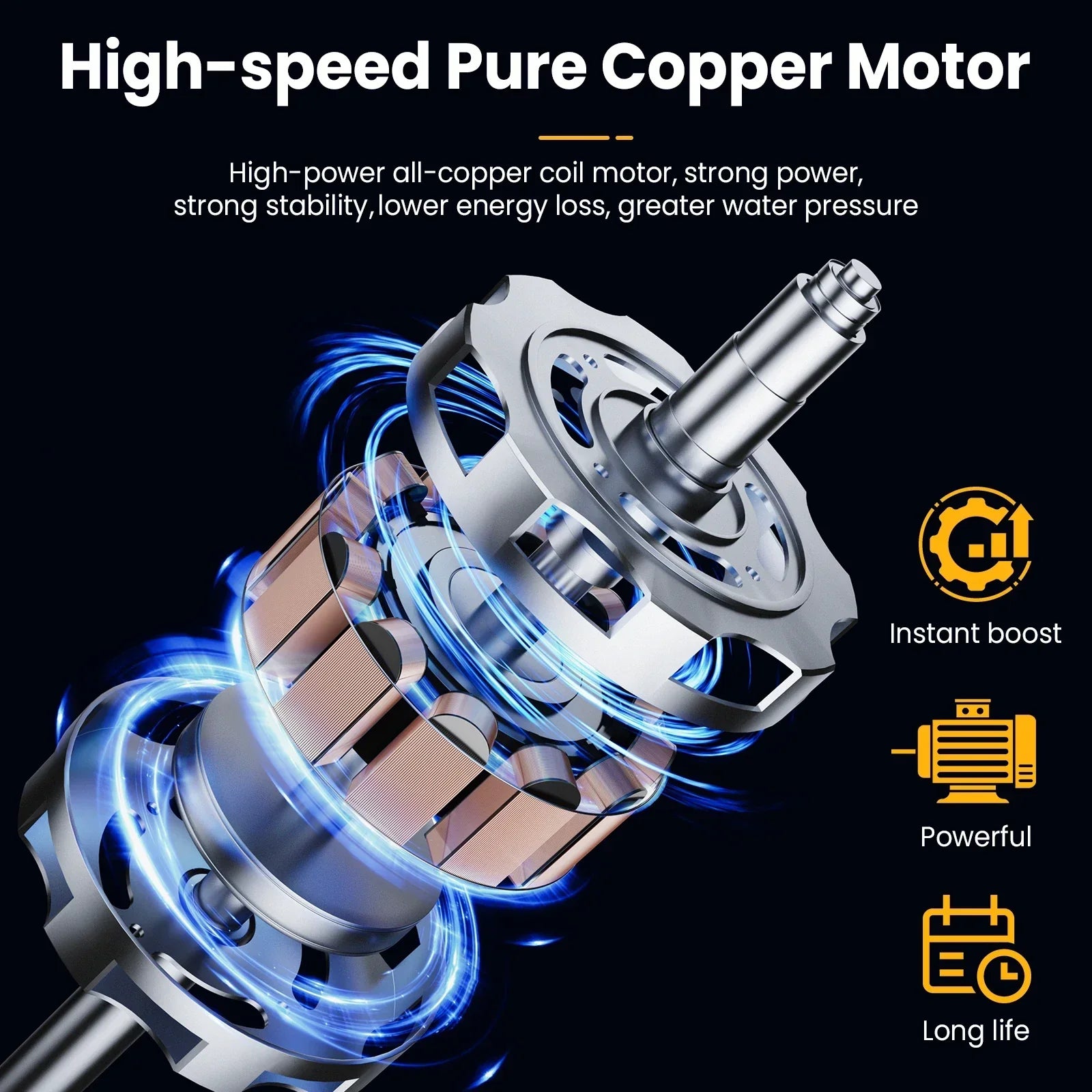 BowLift | Cordless High Pressure Washer – Portable Jet Cleaner with Lithium Battery & Adjustable Nozzle