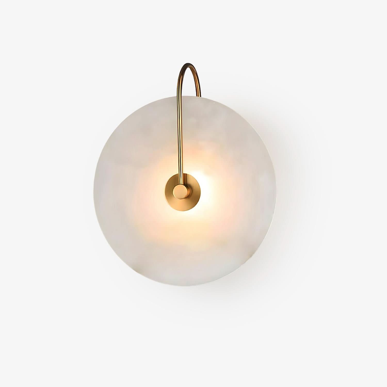 BowLift | Alabaster LED Wall Lamp – Modern Ambient Lighting