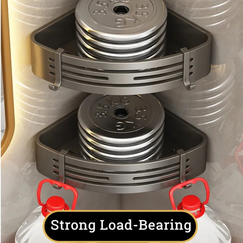 BowLift | Aluminum Corner Shower Caddy Rack