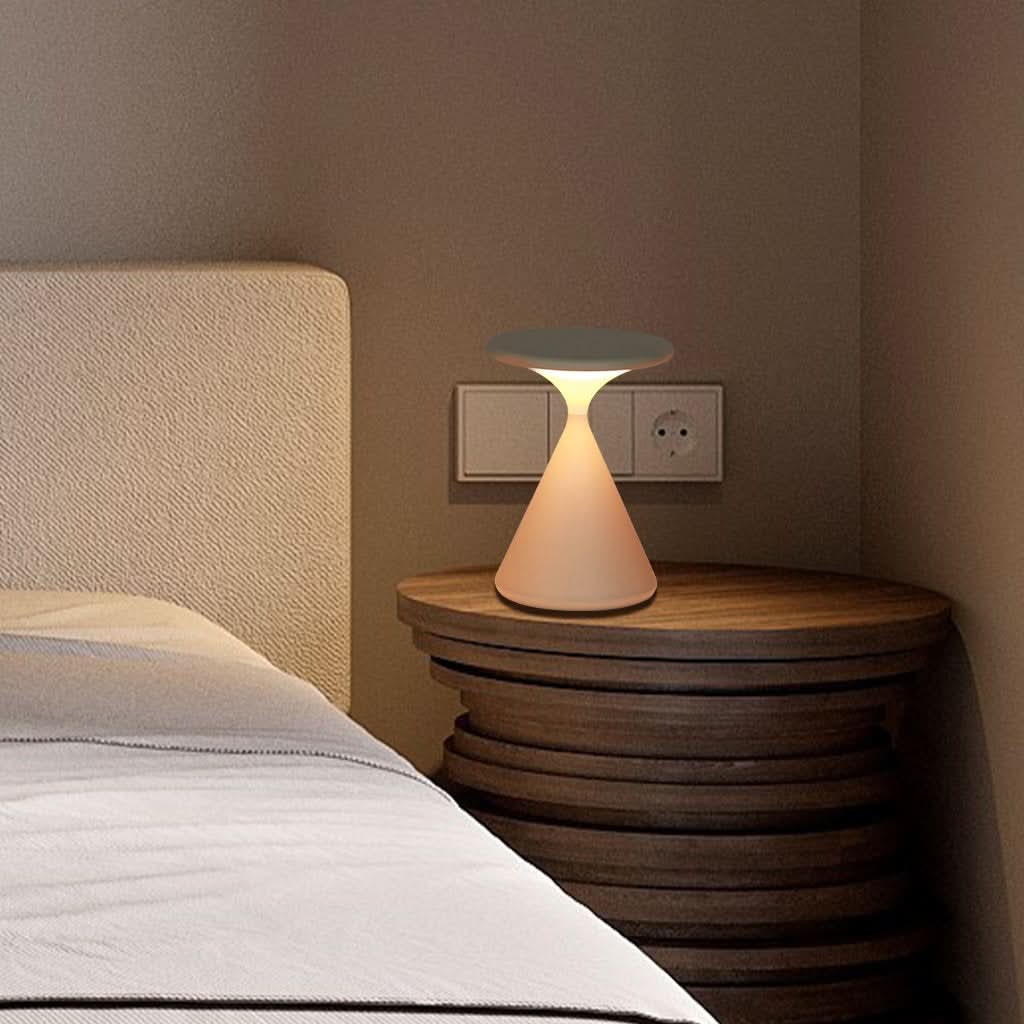BowLift | Hourglass Cordless LED Table Lamp with Touch Dimmer