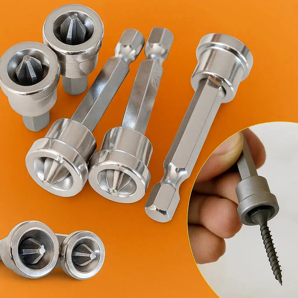 BowLift | Anti-wobble screw bits with magnetic ring – For clean screw connections