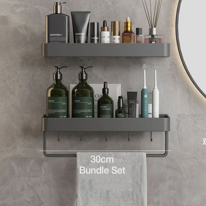 BowLift | Elegant Wall Shelf for Stylish Bathroom Organization without Drilling